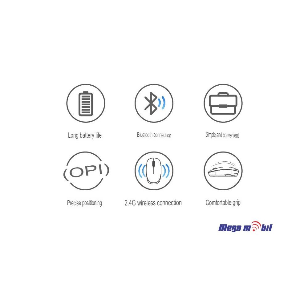 Gluvce Wireless + Bluetooth P10 black